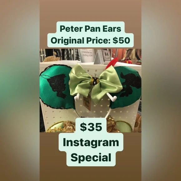 Disney Theme Park Ears. HANDMADE and One of a Kind - Picture 1 of 5